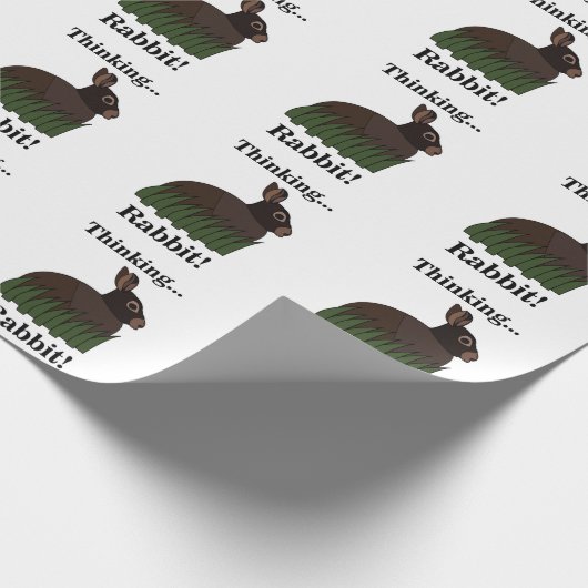 Rabbit Cute Bunny Cadeaupapier (Hoek)