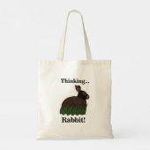 Rabbit Cute Bunny Tote Bag (Achterkant)