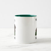 Rabbit Cute Bunny Tweekleurige Koffiemok (Center)