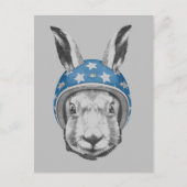 Rabbit Dareduivel Briefkaart (Voorkant)