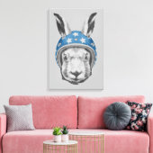 Rabbit Dareduivel Canvas Afdruk (Insitu (Woonkamer))