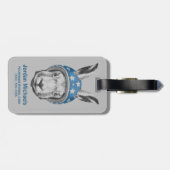 Rabbit Dareduivel | Jouw namen toevoegen Bagagelabel (Achterkant horizontaal)