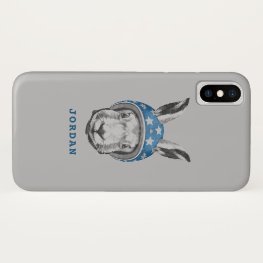 Rabbit Dareduivel | Jouw namen toevoegen Case-Mate iPhone Case (Achterkant (horizontaal))