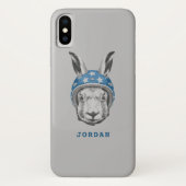 Rabbit Dareduivel | Jouw namen toevoegen Case-Mate iPhone Case (Achterkant)