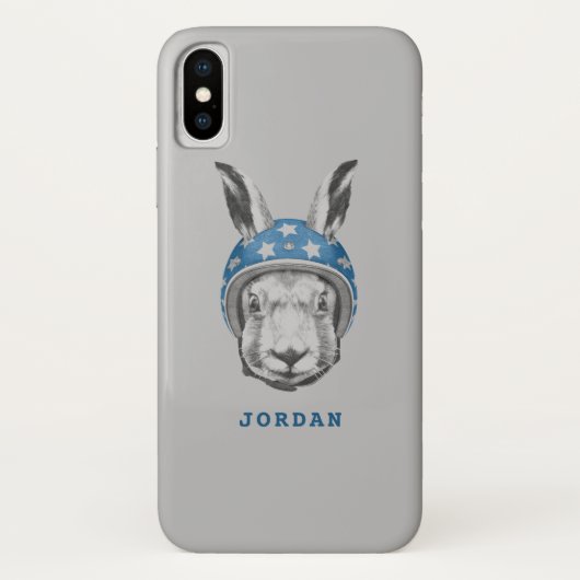 Rabbit Dareduivel | Jouw namen toevoegen Case-Mate iPhone Case (Achterkant)