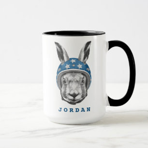 Rabbit Dareduivel Jouw namen toevoegen Mok