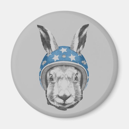 Rabbit Dareduivel Magneet (Voorkant)