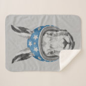 Rabbit Dareduivel Sherpa Deken (Voorkant (horizontaal))