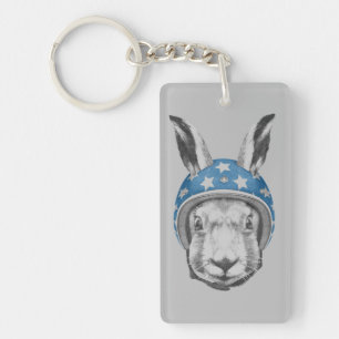 Rabbit Dareduivel Sleutelhanger