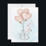 Rabbit Design | Bunny Lovers | Kid Birthday Kaart<br><div class="desc">Het prachtige Ontwerp is perfect voor verjaardag, feest en kan worden gebruikt om een splash of color toe te voegen aan al uw geschenken. Ook geweldig voor Showers, Weddings, Gebeurtenissen en al je andere seizoensgebonden cadeaubehoeften. Gift voor familie en vrienden op zondag, Kerstmis, Thanksgiving, Halloween, Valentijnsdag, Moederdag of Vaderdag, Housewarming,...</div>