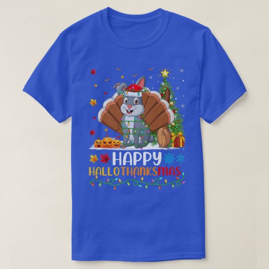 Rabbit Dierenvriend Funny Happy Rabbit HelloBedank T-shirt (Design voorkant)