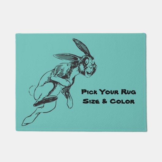 Rabbit Doormat Deurmat (Voorkant)