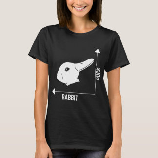 Rabbit Duck Graph Wiskunde Pasen T-shirt