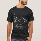 Rabbit Duck Illusion - Wiskunde Graph Drawing Phil T-shirt (Voorkant)