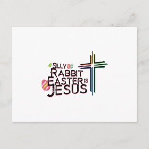 Rabbit Easter is een Christelijk geschenk van Jesu Feestdagenkaart
