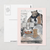 Rabbit Eating Pancake Breakfast Briefkaart (Voorkant / Achterkant)