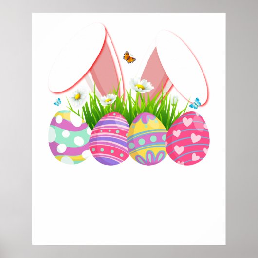 rabbit egg, retro, vintage poster (Voorkant)