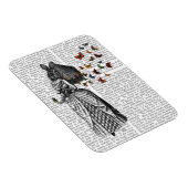 Rabbit en Butterfly Parasol 2 Magneet (Rechterzijde)