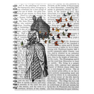 Rabbit en Butterfly Parasol 2 Notitieboek