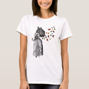 Rabbit en Butterfly Parasol 2 T-shirt