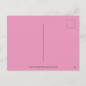 RABBIT EN COLORFUL HEARTS RAINING VALENTIJNSE FEESTDAGENKAART (Achterkant)