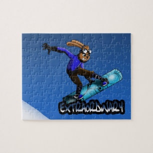 Rabbit en Snowboard Legpuzzel