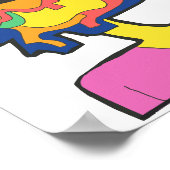 Rabbit Face Poster (Hoek)