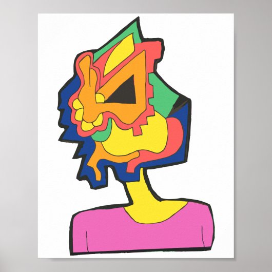 Rabbit Face Poster (Voorkant)