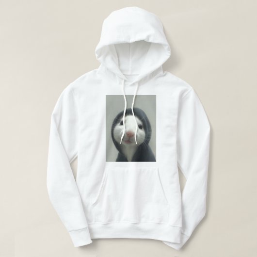 Rabbit Face Pullover Hoodie (Design voorkant)