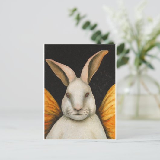 Rabbit Fairy Briefkaart (Staand voorkant)
