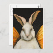 Rabbit Fairy Briefkaart (Voorkant / Achterkant)