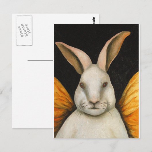 Rabbit Fairy Briefkaart (Voorkant / Achterkant)