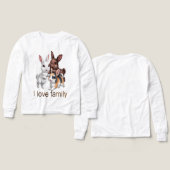 Rabbit family (Voorkant /achterkant)