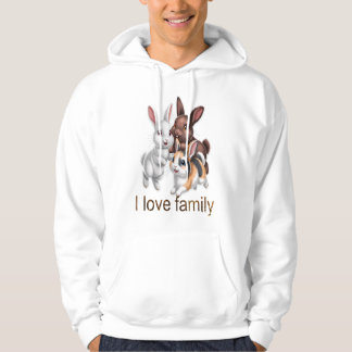Rabbit family  hoodie