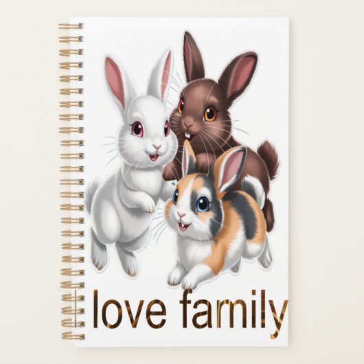 Rabbit family  planner (Voorkant)