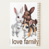 Rabbit family  planner (Achterkant)