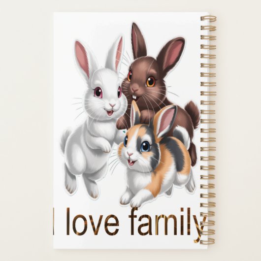 Rabbit family planner (Achterkant)