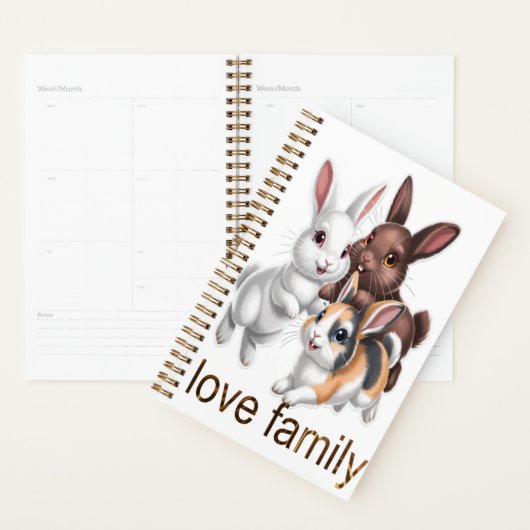 Rabbit family  planner (Display)
