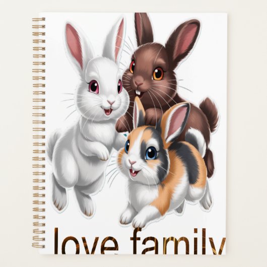 Rabbit family  planner (Voorkant)