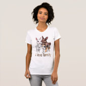 Rabbit family  t-shirt (Voorkant volledig)