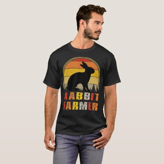 Rabbit Farmer Gift T-shirt (Voorkant volledig)