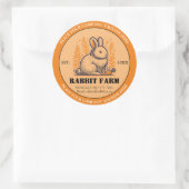 Rabbit Farming Custom Label Sticker (Tas)