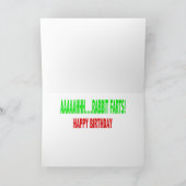 Rabbit Farts (Verjaardag Kaart) Kaart (Binnen)