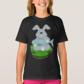 Rabbit Fisher Fish Vist T-shirt (Voorkant)