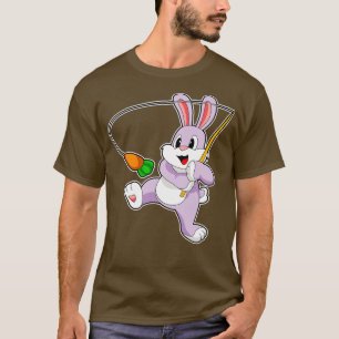 Rabbit Fisher Gevist rod rot T-shirt