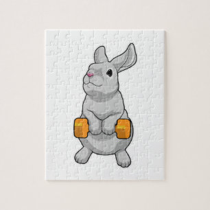 Rabbit Fitness Dumbbell Legpuzzel