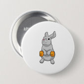 Rabbit Fitness Dumbbell Ronde Button 7,6 Cm (Voorkant /achterkant)