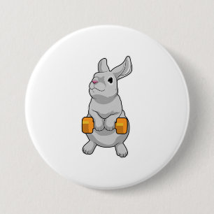 Rabbit Fitness Dumbbell Ronde Button 7,6 Cm