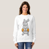 Rabbit Fitness Dumbbell Trui (Voorkant volledig)