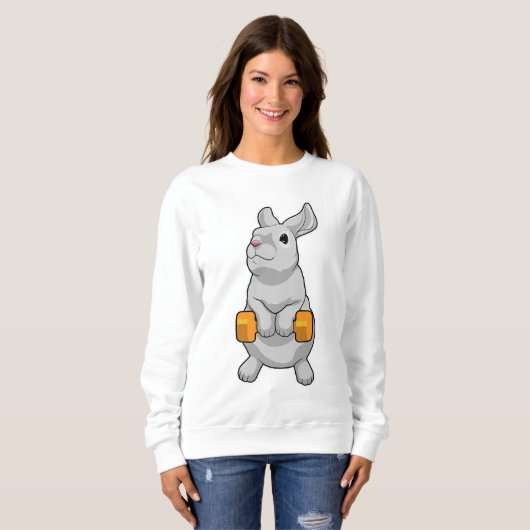 Rabbit Fitness Dumbbell Trui (Voorkant volledig)